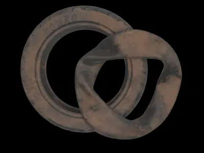 destroy tire 3D model