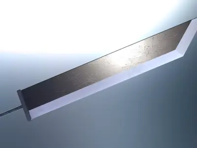 Buster Sword Free low-poly 3D model