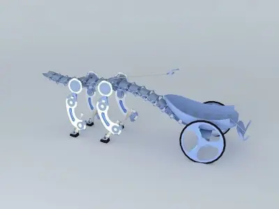 Cybernetic Chariot Free 3D model