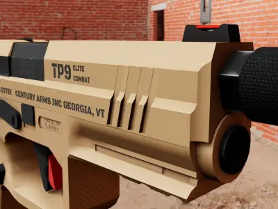 Canik TP9 Low-poly 3D model