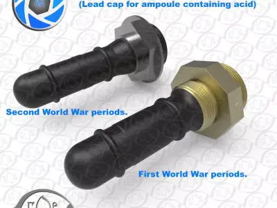 HERTZ HORN NAVAL SEA MINE DETONATOR FUZES SET Printable  moulage 3D model