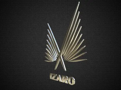 izaro logo 3D model