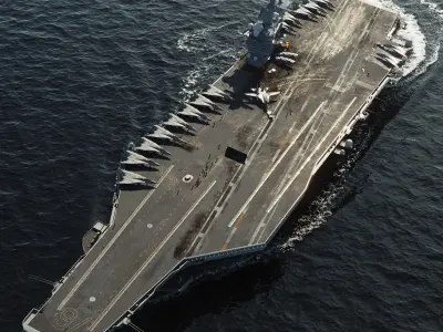 Aircraft Carrier 3D model 5