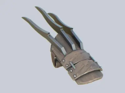 Claw weapon Low-poly 3D model