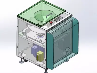 Vacuum Planetary Centrifugal Mixer for Glue and Powder Degassing 3D model