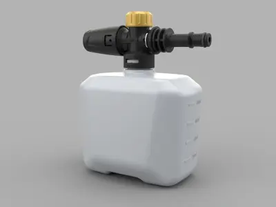 Power Pressure Washer Bottle 3D model