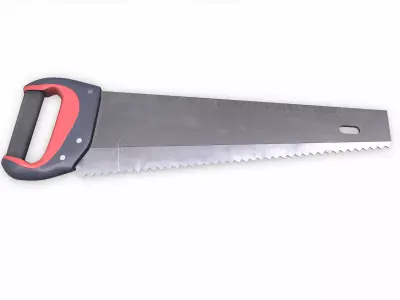 Hand Saw Low-poly PBR Low-poly 3D model