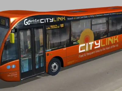 Optare Versa CityLink Low-poly 3D model