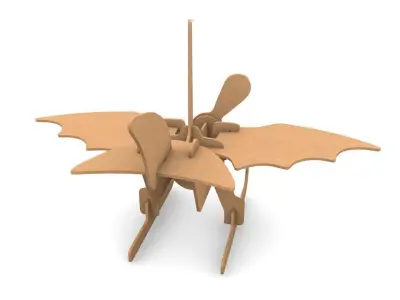 Plane-wood CNC 3D print model