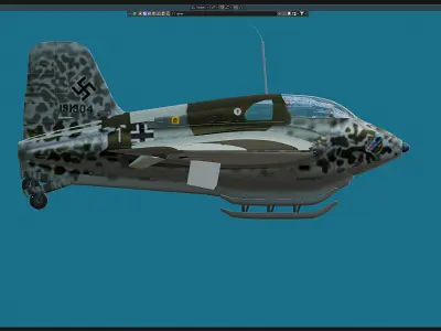 Me-163 Free 3D model
