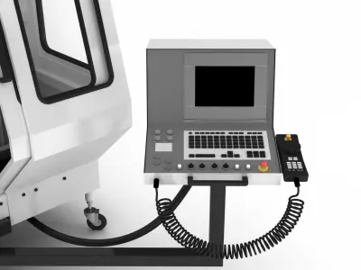 Corded Milling Machine ABENE VHF-680 3D model