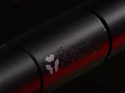 Silencer Ti Rant 9mm Low-poly 3D model