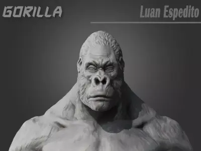Gorilla Free 3D model purchase