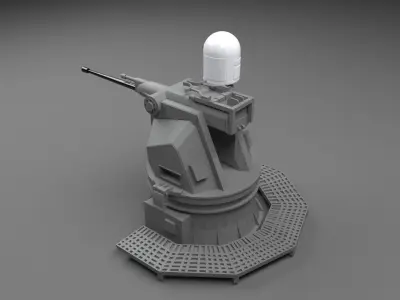 MK-38 Machine Gun System 3D model purchase