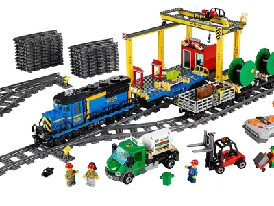 TwindBricks3D - 60052 Cargo Train 3D print model