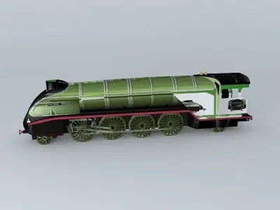 Eco Rail Track LNER 2004 Dummy Streamline Free 3D model