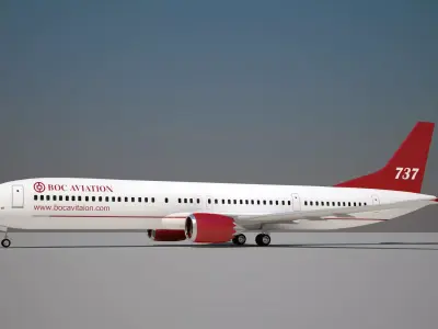 BOC Aviation Boeing 737 max 10 3D model