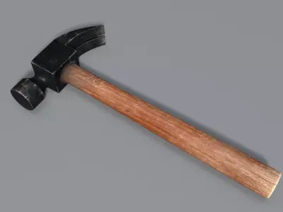 Hammer Low-poly 3D model shop