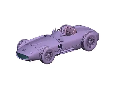 Mercedes Benz W196 print  3D print model