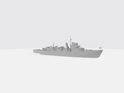 US Nave Ship Fetcher class tactical wargaming 3D print model