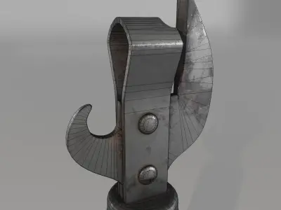 Can opener with LOD Low-poly 3D model