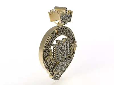 Car Hip-hop Pendant 3D print model