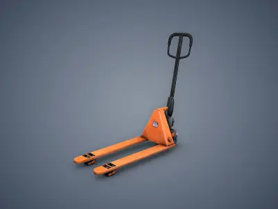 Pallet Jack Low-poly 3D model order