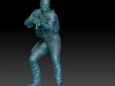BLACK OPS SOLDIER 3D print model