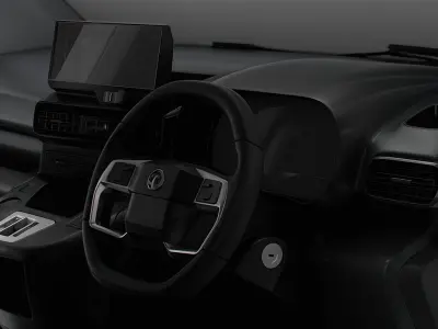 Vauxhall Combo LWB Van HQ Interior 2024 3D model
