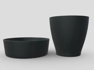 CC0 Plaster Cup Free low-poly 3D model