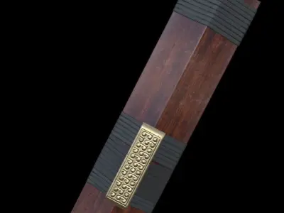 Ancient Chinese Sword Free low-poly 3D model