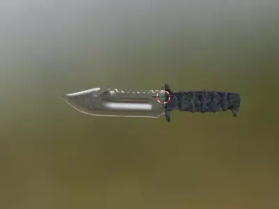 knife and machete 3D model