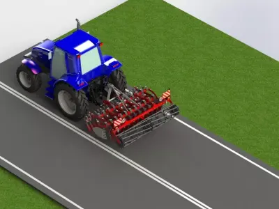 WG 0026 - Landscape discator 300 3D model