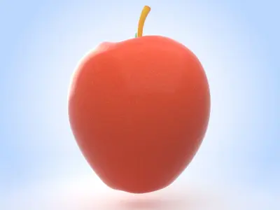 Apple 3D model
