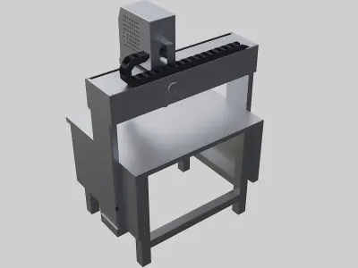 Automatic positioning screw locking machine 3D model