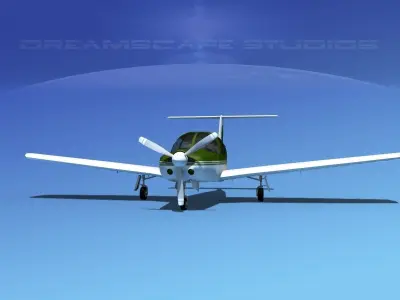 Piper PA-28R-201 Arrow III V09 3D model