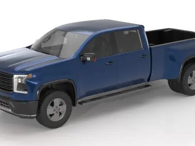 Generic Pickup Truck 01 3D model