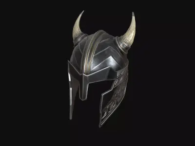 Viking helmet v7 3D model