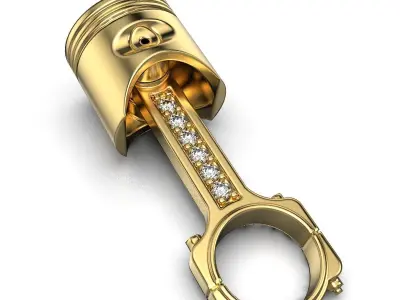 PISTON PENDANT 3D print model