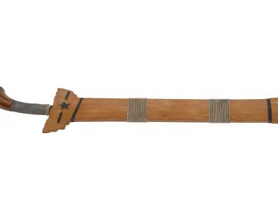  Bangkung Sword Low-poly 3D model