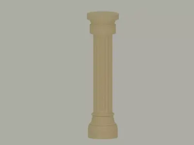 Roman Column 3D model buy