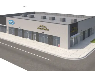 Retail-148 Retail Store 3D model
