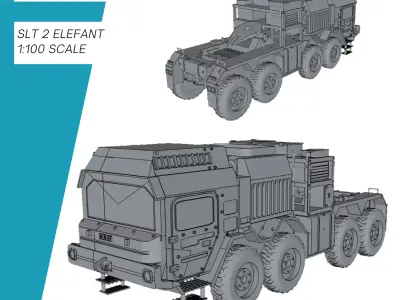 SLT 2 Elefant Bundeswehr 3D print model