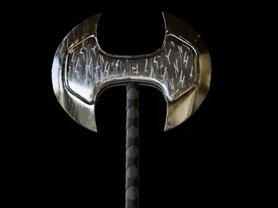 Axe War Axe Battle Axe Warrior Axe Medieval Viking Axe 3D Model 3D model
