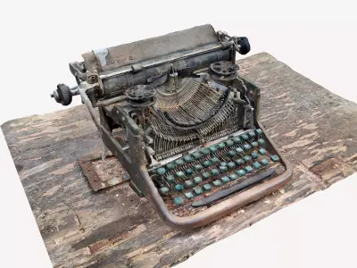 Vintage Typewriter 3d scan 3D model