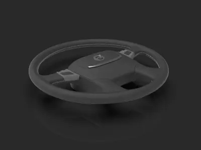 Volante Volvo bus Low-poly 3D model