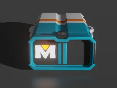 Rocket Launcher 3D model 3