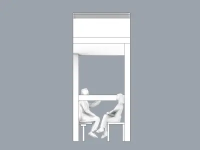 Custom Bus Stop Bench Free 3D print model