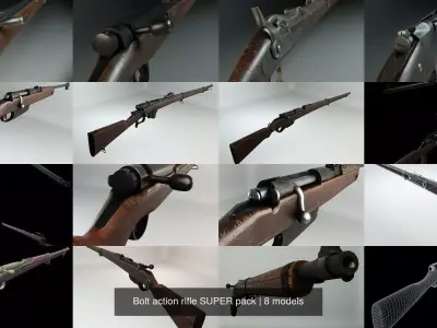 Bolt action rifle SUPER pack