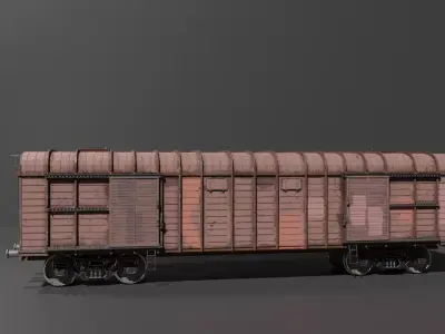 Train Carriage Free 3D model